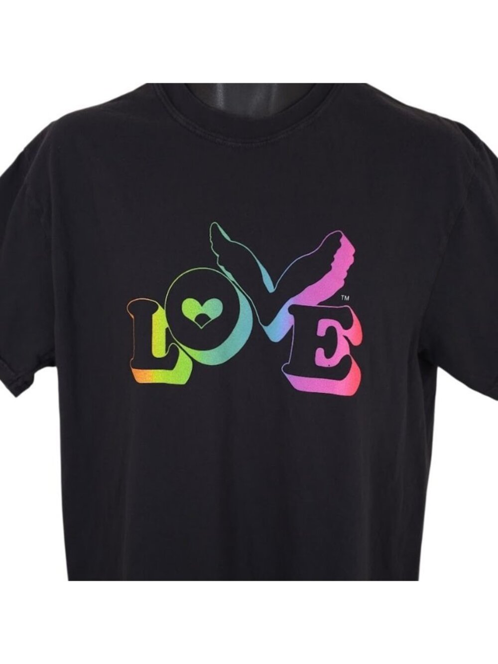 Coldplay T Shirt Mens Size Large Black 2025 Music Of The Spheres World Tour